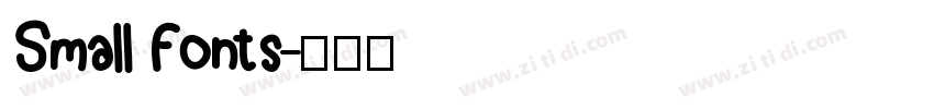 Small Fonts字体转换